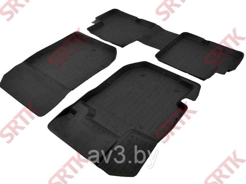 Коврики в салон Nissan Almera (2012-2022) / Ниссан Альмера (SRTK 3D ...