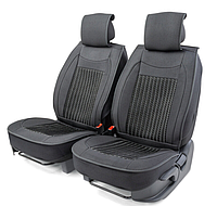 Каркасные накидки на передние сиденья "Car Performance", 2 шт., fiberflax CUS-2062 BK/BK