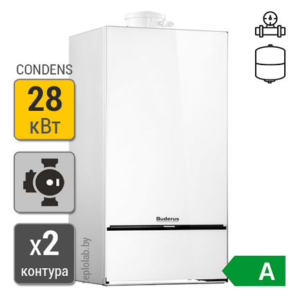 Газовый конденсационный котел Buderus Logamax plus GB172i-30K Белый, фото 2