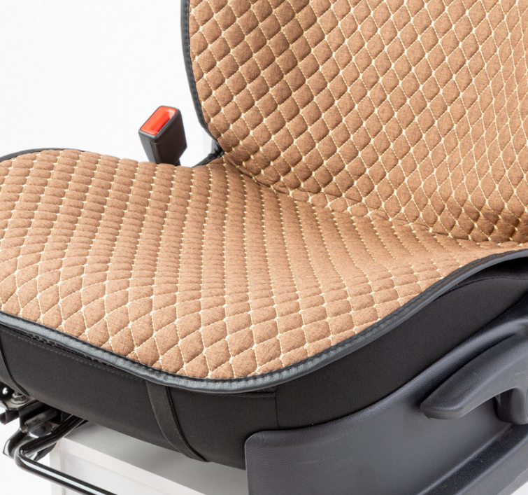 Накидки на передние сиденья "Car Performance", 2 шт., fiberflax CUS-1052 BR/BE - фото 4 - id-p143093170