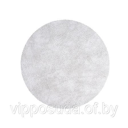 Сервировочная салфетка из натуральной кожи круглая  D 24 см, 30 см, 40 см, фото 2
