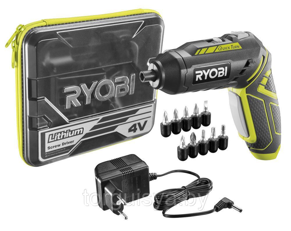 Отвертка аккумуляторная RYOBI R4SDP-L13T - фото 1 - id-p143099043