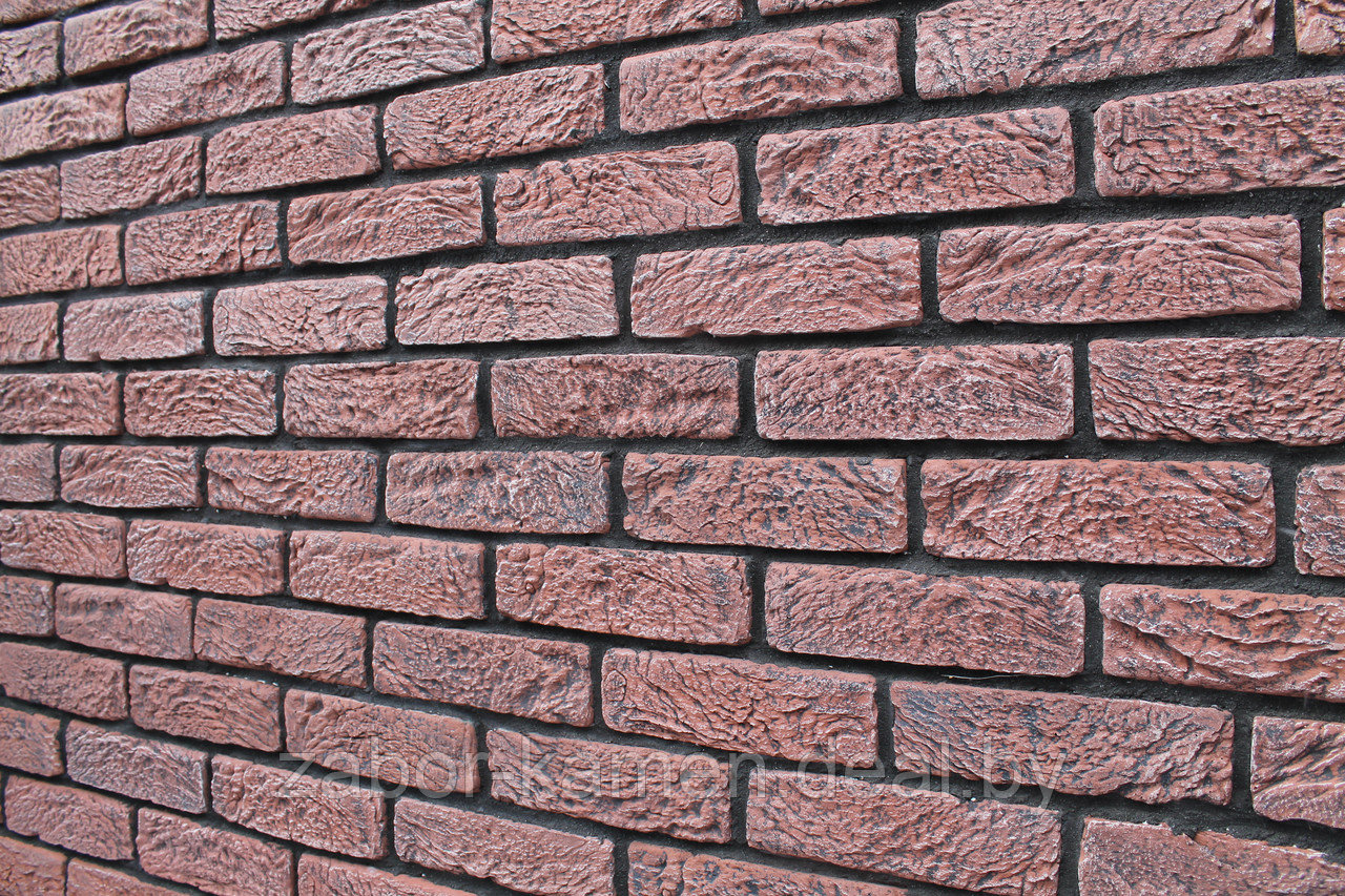 Декоративный кирпич для наружней отделки Hand brick КРАСНЫЙ - фото 7 - id-p62984614