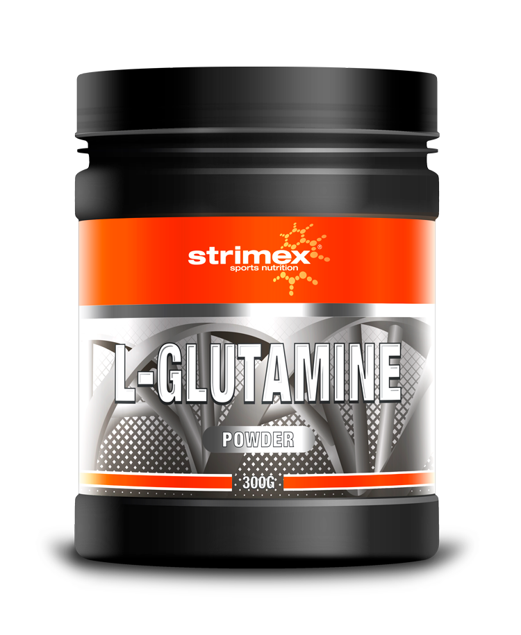 Глютамин Strimex L-GLUTAMINE powder 300гр - фото 1 - id-p143101194