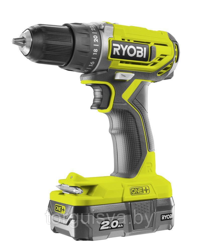 ONE + / Дрель-шуруповерт RYOBI R18DD2-120S