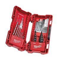 Набор сверл (ступенчатые + по металлу) MILWAUKEE STEP DRILL SET (10 шт.)