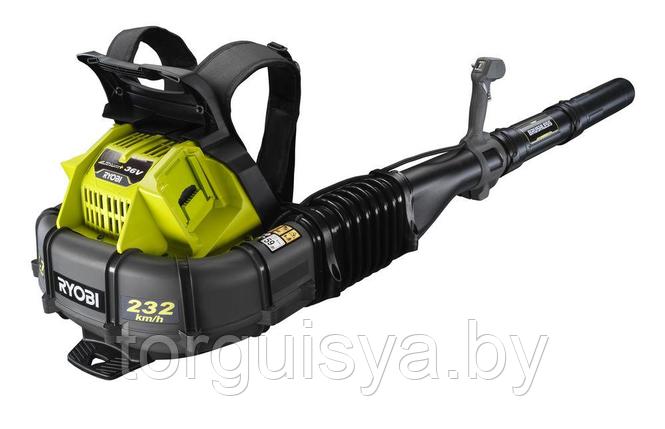 Воздуходувка аккумуляторная RYOBI RY36BPXA-0 (без батареи), фото 2