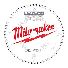 Диск пильный по дереву D 254х30х3,0 мм 60Z для циркулярной пилы MILWAUKEE