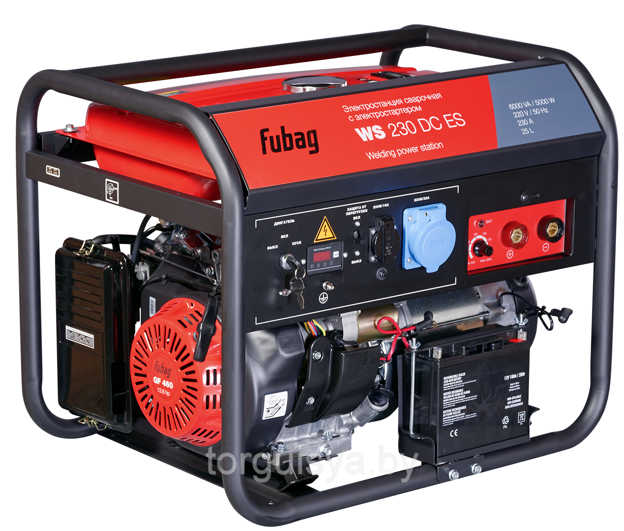 Сварочный генератор FUBAG WS 230 DC ES с электростартером - фото 1 - id-p143100587