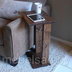 Придиванный столик деревянный "Элегант №4"