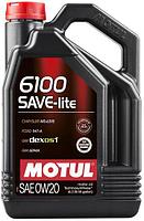 Моторное масло MOTUL 108004 6100 SAVE-LITE 0W-20 4л