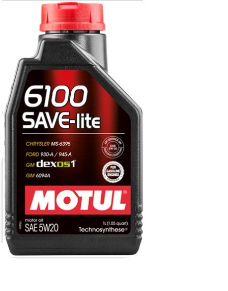 Моторное масло MOTUL 108009 6100 SAVE-LITE 5W-20 1л