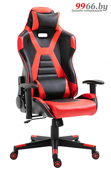 Игровое геймерское кресло для компьютера Raybe K-5805 красное стул компьютерный для геймера