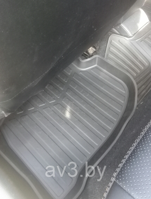 Коврики в салон Volkswagen Polo седан (2009-2020)/Фольксваген Поло (SRTK 3D-форма PREMIUM) - фото 4 - id-p92693159