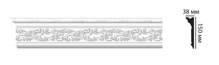 Молдинг c рисунком DECOMASTER D214BДМ (150*38*2000мм)
