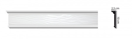 Молдинг c рисунком DECOMASTER D218/16ДМ (100*25*2000мм)