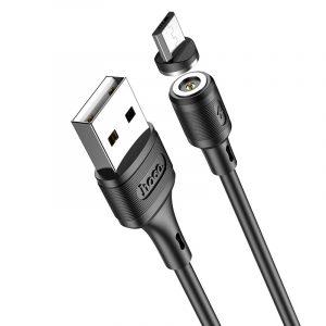 Кабель магнитный USB на Micro USB Hoco X52 Sereno 1 м Black (для зарядки) - фото 2 - id-p143199126