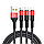 USB кабель Cable 3-in-1 Hoco x26 Xpress Lightning / Micro-USB / USB-C, фото 3