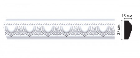 Молдинг DECOMASTER D128 (27*15*2000мм)
