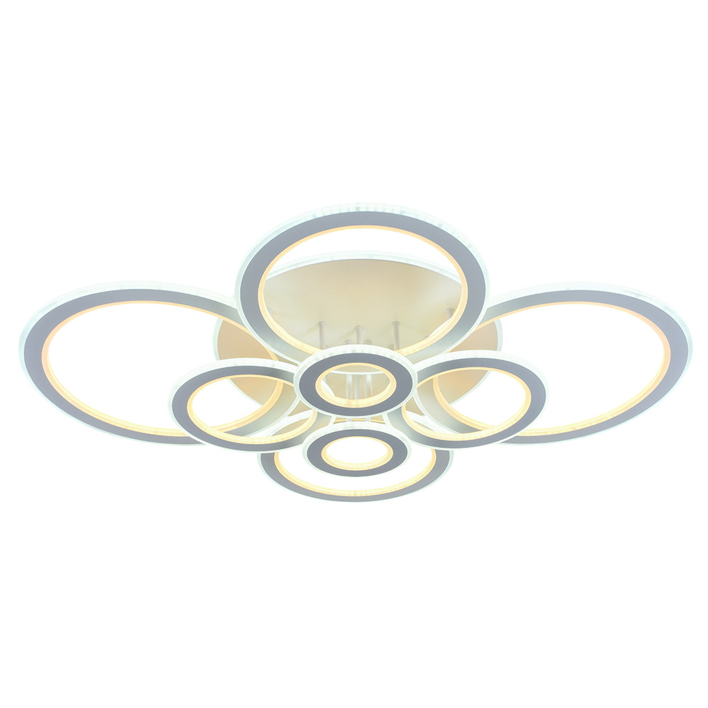 Светодиодная люстра 8005/8 WHT 318W+252W BL+YL
