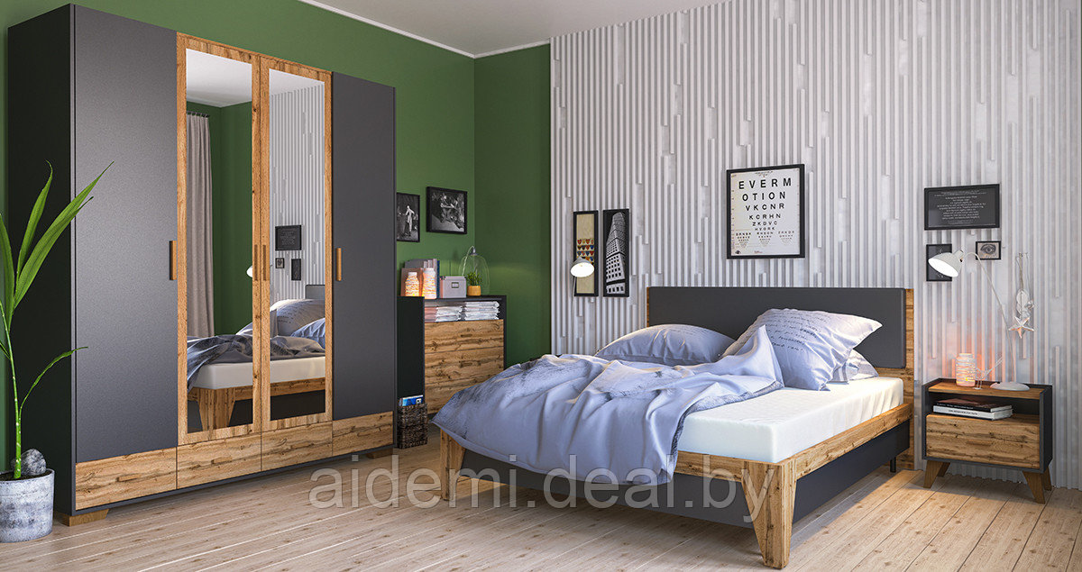 Спальня Сканди Мебель-Неман - фото 1 - id-p143205282