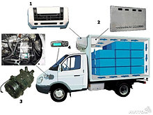 Монтаж холодильного оборудования и холодильных установок на микроавтобусы,грузовики и рефрежераторы