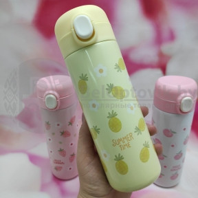 Термокружка Fruit Peach Sweet Фруктовый рай, 450 мл Ананас