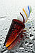 Двусторонний фаллоимитатор Sexus Glass, стекло, янтарно-разноцветный, 16 см, фото 4