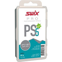 Парафин безфтористый Swix PS5 Turquoise -10C/-18C, 60 гр