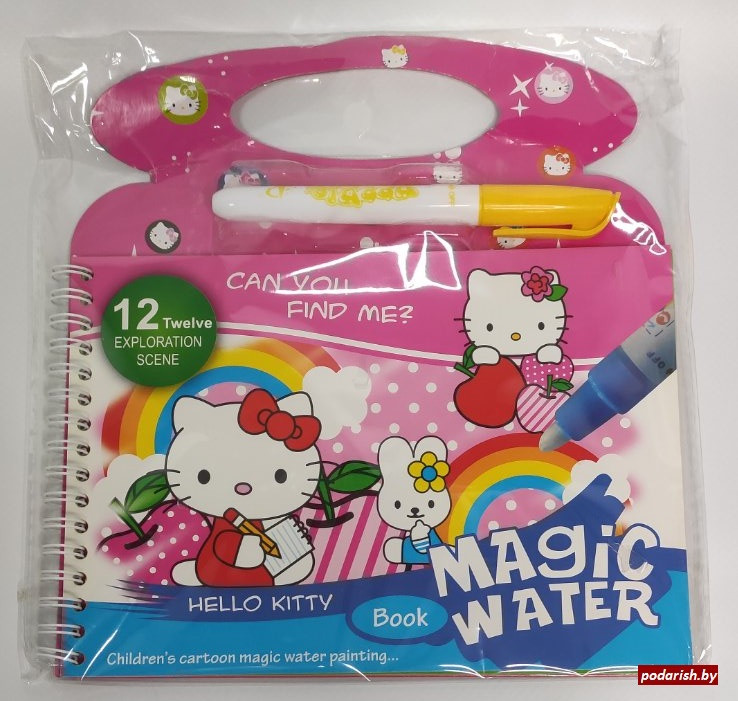 Многоразовая водная раскраска с маркером « Hello Kitty» - фото 1 - id-p143200805