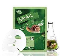 [MAY ISLAND] Тканевая маска Real Essence Snail Mask Pack