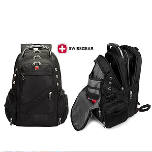 Большой рюкзак SwissGear 8810 с выходом Usb и Aux + Дождевик + ПОДАРОК