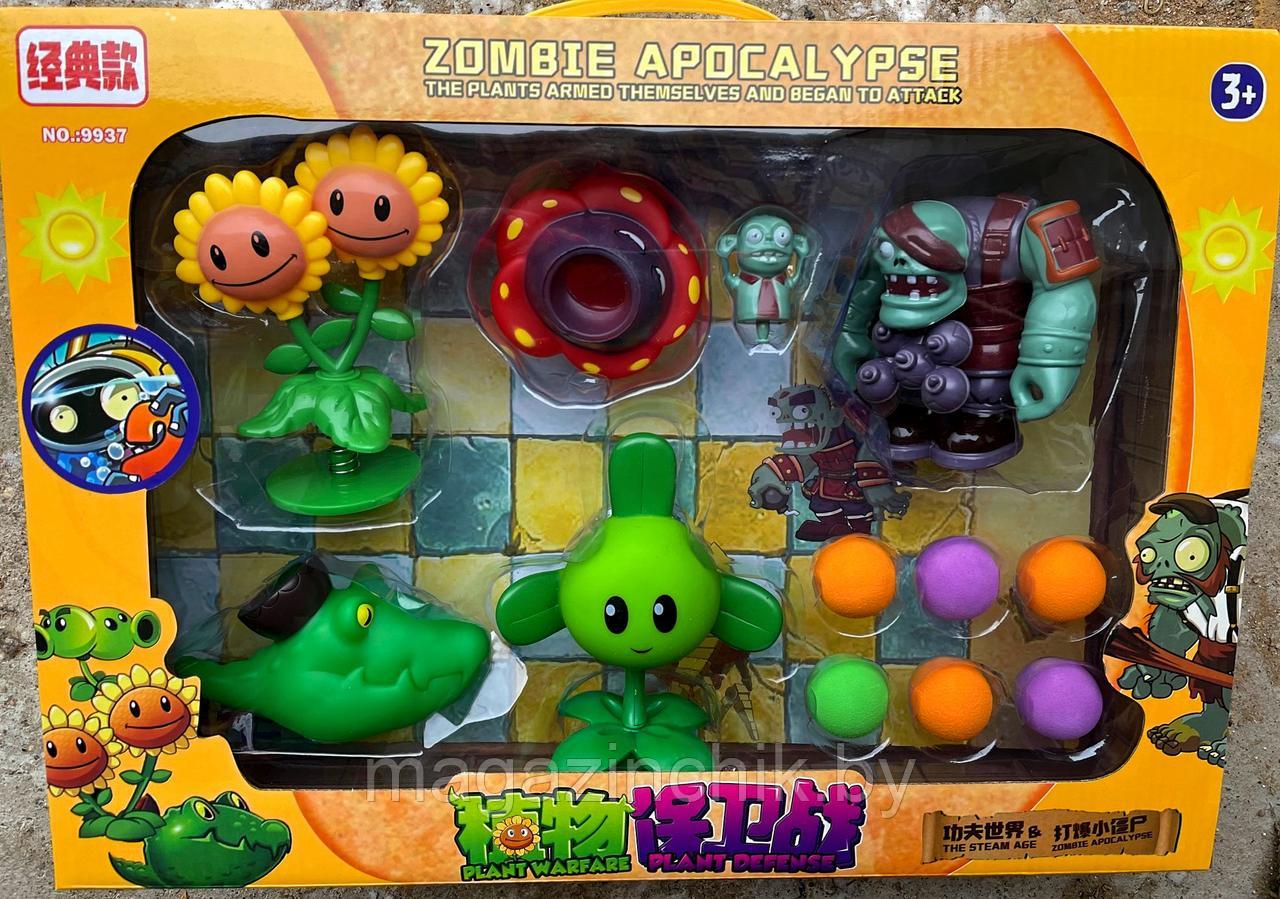 Набор игровой Растения против зомби, 6 фигурок, шарики, 9937 - фото 1 - id-p143246837