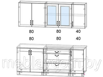 Кухня Мила Крафт 2,0Б - фото 4 - id-p142981521