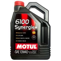 101493 MOTUL Масло моторное полусинтетическое 6100 Synergie+ 10W-40, 5л