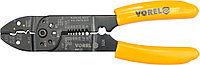 Щипцы для обжима и зачистки проводов (0.64-2.6/26-10AWG; 0.8-2.6/22-10AWG)"Vorel"45012