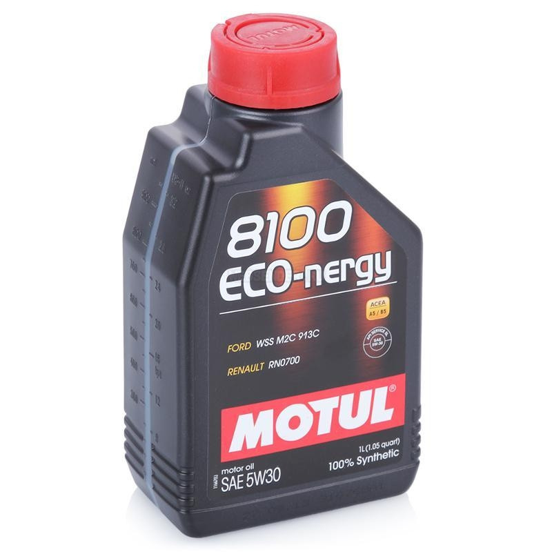 102782 MOTUL 5W30 (1L) 8100 ECO-NERGY МАСЛО МОТОРНОЕ_АСЕА А5/В5 API SL/CF RN0700 FORD WSS M2C913C (СИНТ) - фото 1 - id-p136961709