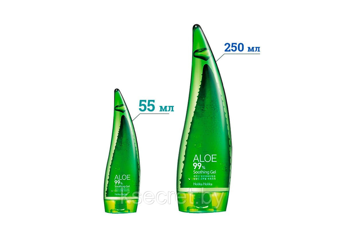 [Holika Holika] Aloe Vera Soothing Gel 55 ml Гель Алоэ - фото 2 - id-p143265075