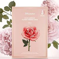 Маска тканевая [JM Solution] GLOW LUMINOUS FLOWER FIRMING MASK Rose