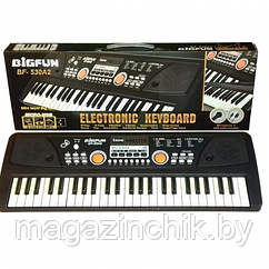 Детский синтезатор пианино 530A2-USB, MP3, 49 клавиш, от сети