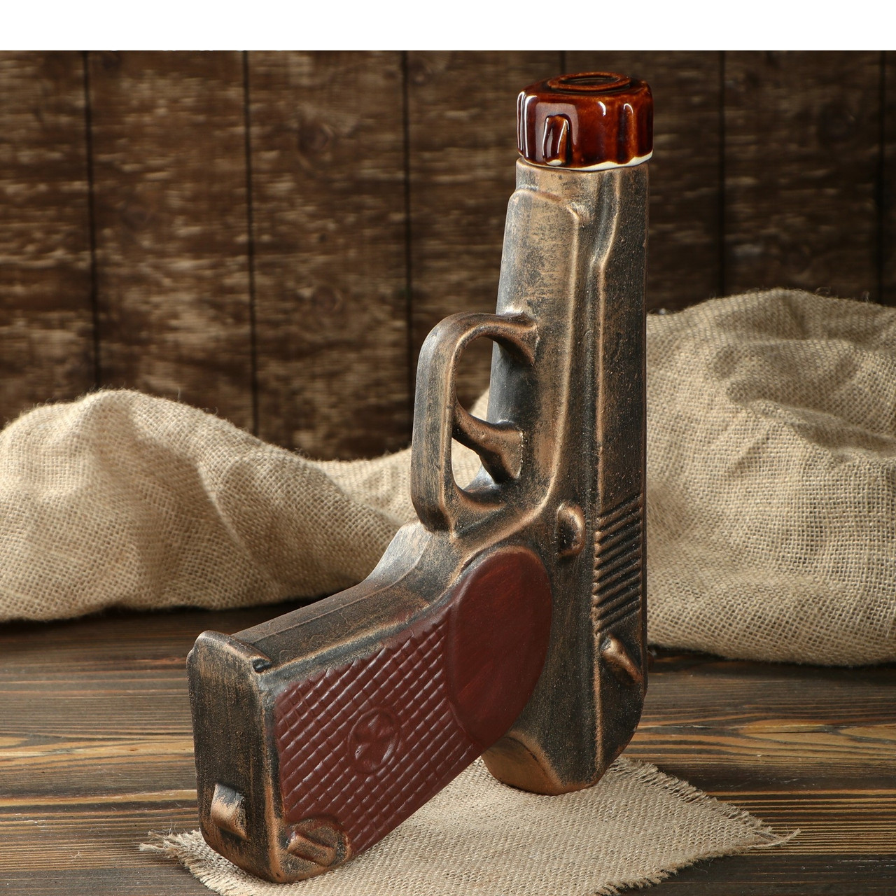 Набор для вина "Пистолет ПМ", 7 предметов в наборе (1,25/0,1 л). - фото 4 - id-p143268835