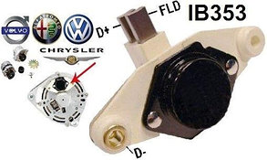 IB353 РЕЛЕ-РЕГУЛЯТОР ГЕНЕРАТОРА  VW, Ford, BMW, Fiat 1.0-2.4 <96