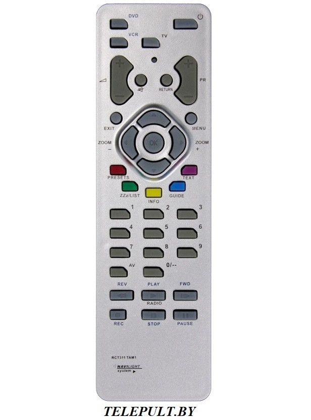Пульт THOMSON RCT-311 TAM1 TV/DVD/VCR - фото 1 - id-p6841449