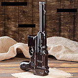 Набор для коньяка "Пистолет Маузер", 7 предметов в наборе (0,5/0,05 л)., фото 4