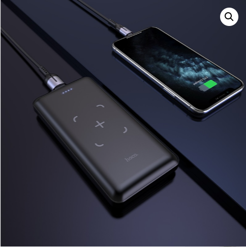 Внешний аккумулятор Hoco J50 10000 mAh 1 USB 2.0A с беспроводной зарядкой