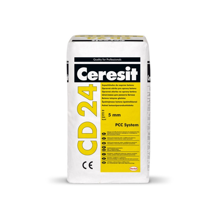 Шпатлевка для ремонта бетона Ceresit CD 24 25 кг. - фото 1 - id-p143277359