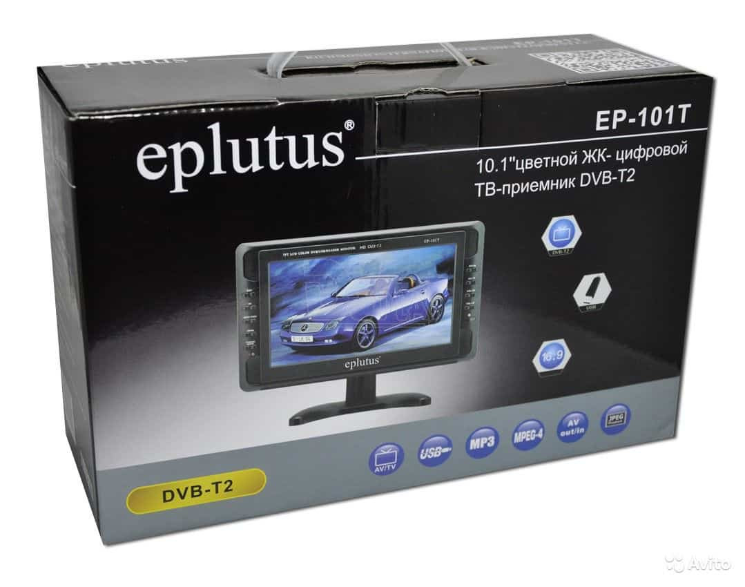 Портативный телевизор Eplutus EP-101T 10" - фото 5 - id-p143280616
