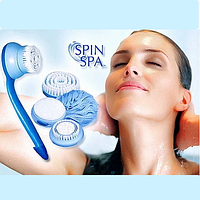 Глубоко очищающая массажная щетка для лица Spin Spa Brush