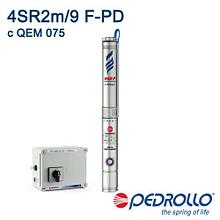 Насос скважинный Pedrollo 4SR 2m/9 F-PD с QEM 075 (Италия)