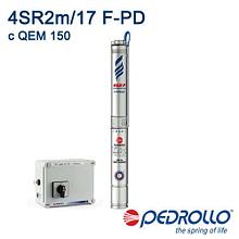 Насос скважинный Pedrollo 4SR 2m/17 F-PD с QEM 150 (Италия)